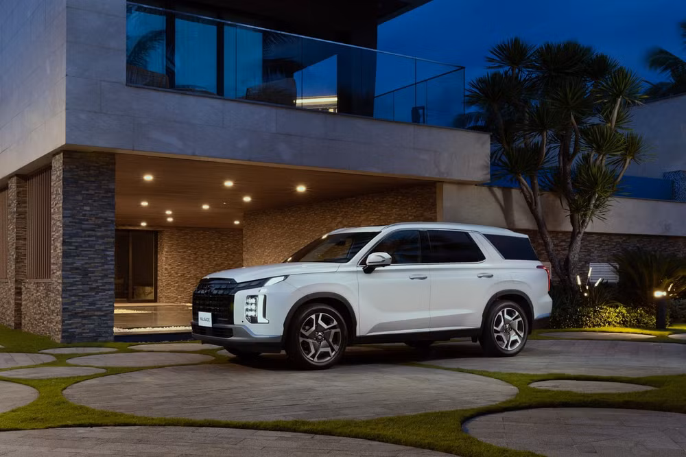 Mẫu SUV cỡ E Hyundai Palisade hiện đang được giảm giá khoảng 100 triệu đồng - Ảnh: HTV