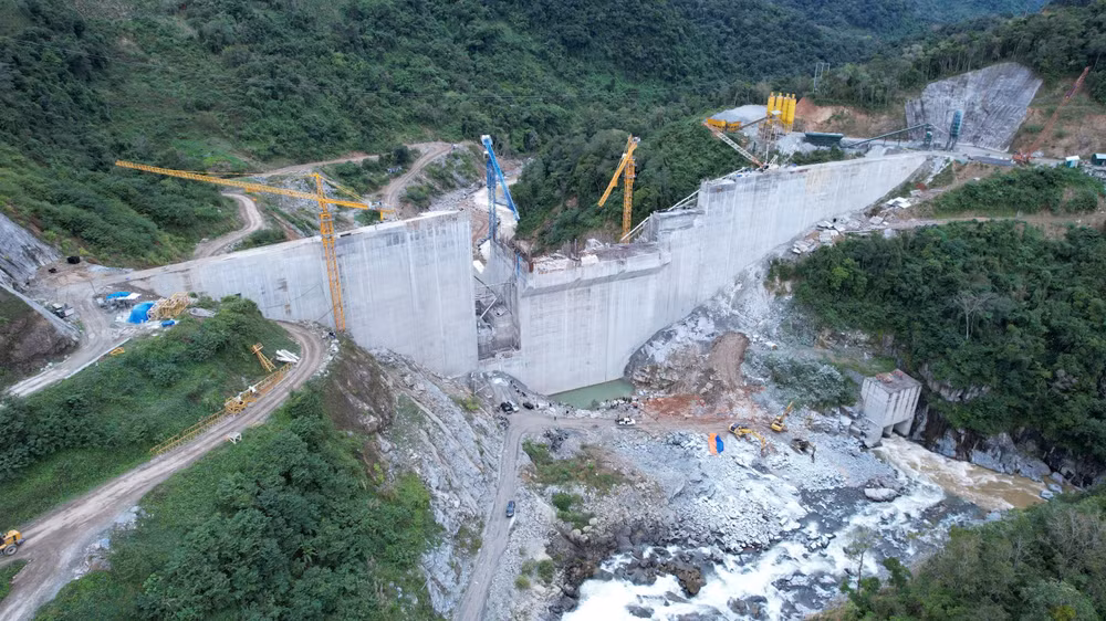 Dự án Thủy điện Đăk Mi 1, nơi xảy ra vụ tai nạn khiến 5 người tử vong vào cuối năm 2024