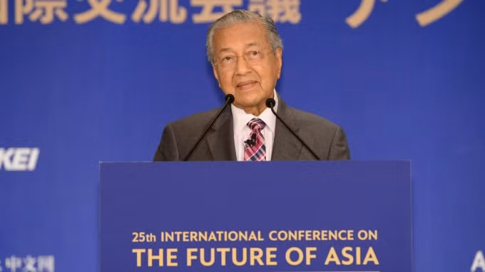 Thủ tướng Malaysia Mahathir Mohamad. Ảnh: Yuki Nakao.