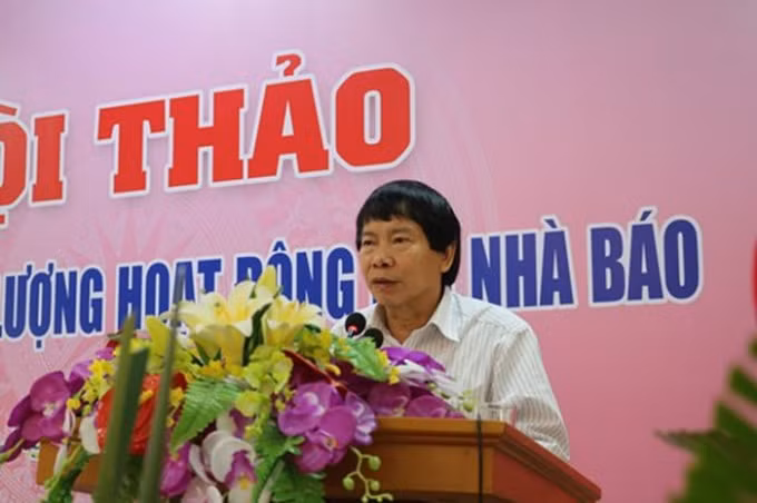Đồng chí Nguyễn Thế Dũng - Chủ tịch Hội Nhà báo tỉnh Bắc Giang. Ảnh: Cường Phạm