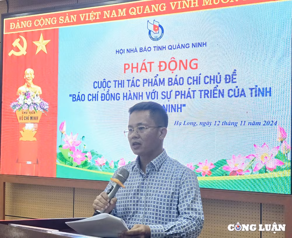 hoi nha bao tinh quang ninh phat dong cuoc thi bao chi dong hanh cung su phat trien cua tinh hinh 1
