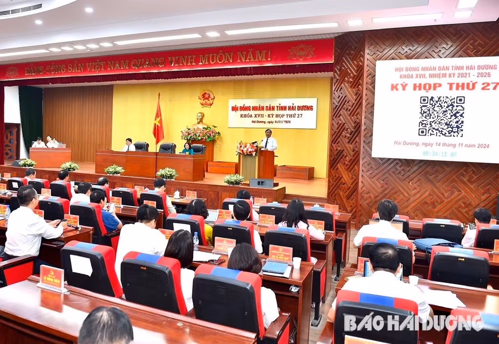 ky hop thu 27 hdnd tinh hai duong thong qua 10 nghi quyet quan trong hinh 1