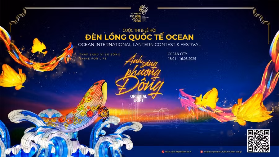 cuoc thi thiet ke va le hoi den long quoc te ocean hoi tu tinh hoa van hoa a dong hinh 1