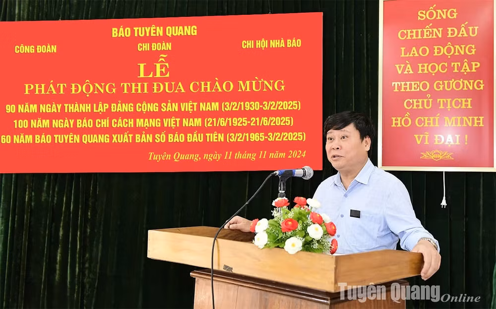 phat dong thi dua dac biet chao mung ky niem 60 nam bao tuyen quang xuat ban so bao dau tien hinh 1