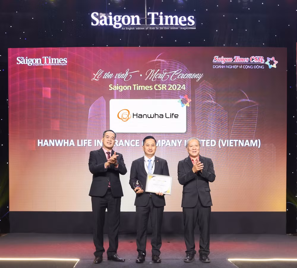 hanwha life viet nam duoc vinh danh doanh nghiep vi cong dong 4 nam lien tiep hinh 1
