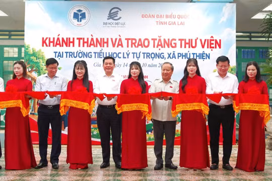 EPU đồng hành lan tỏa tri thức, thắp sáng ước mơ tại Trường Tiểu học Lý Tự Trọng, Gia Lai