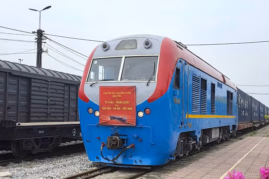 Giảm 10% chi phí logistics khi khai thác tàu chuyên tuyến Tô Châu - Yên Viên