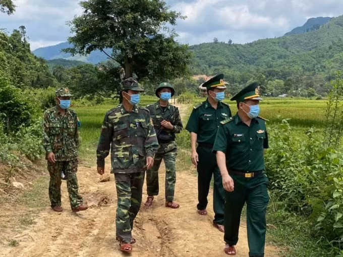 Bộ tư lệnh Biên phòng tỉnh Quảng Trị kiểm tra kiểm soát vùng biên, giáp biên giới Việt - Lào.