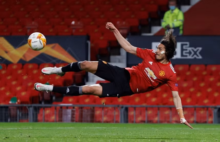 Man Utd chơi thăng hoa ở bán kết lượt đi Europa League. Ảnh: Reuters
