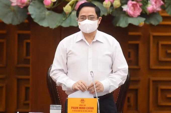 Thủ tướng Phạm Minh Chính chủ trì cuộc họp.