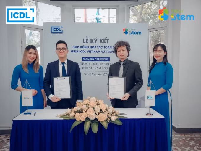 le ky ket hop dong hop toan dien giua icdl viet nam va trevi stem hinh 4