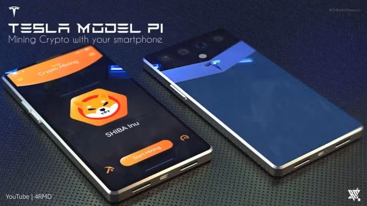 chiem nguong mau dien thoai tesla model pi cua elon musk hinh 2