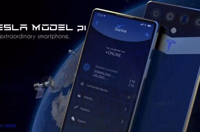 chiem nguong mau dien thoai tesla model pi cua elon musk hinh 1
