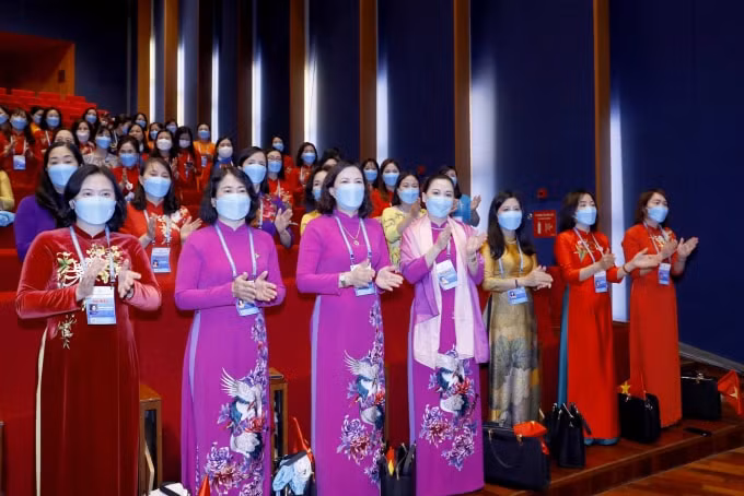 dai hoi phu nu toan quoc lan thu xiii doan ket nhan van sang tao phat trien hinh 3