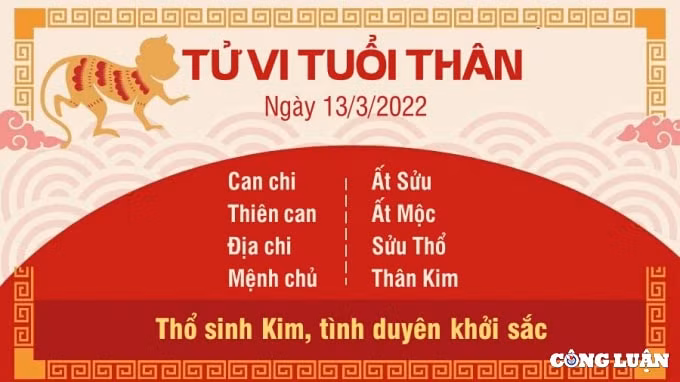 tu vi 13 3 2022 hom nay chu nhat ngay 11 2 am lich cua 12 con giap hinh 9