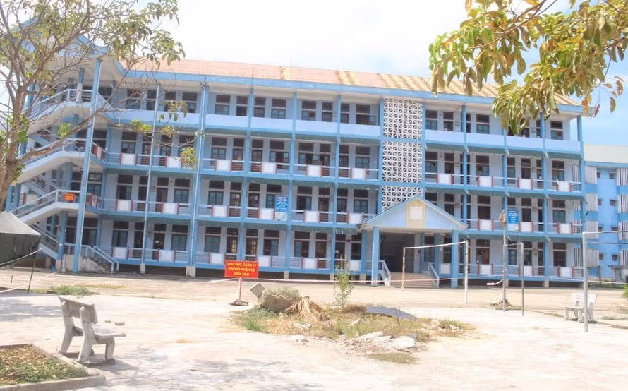 Hình ảnh khu cách ly kí túc xá Trường Đại học Quảng Nam. Ảnh: tienphong.vn
