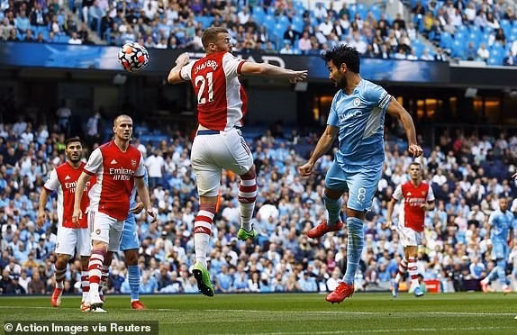 man city gianh chien thang 5 0 truoc arsenal o ngoai hang anh 2021 22 hinh 1