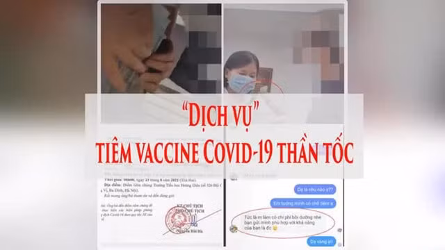 Nữ công chức Nông Thị Cơ thừa nhận có liên quan đến việc nhận tiền để tiêm vắc xin phòng Covid-19. (Ảnh: Báo Đại Đoàn Kết)