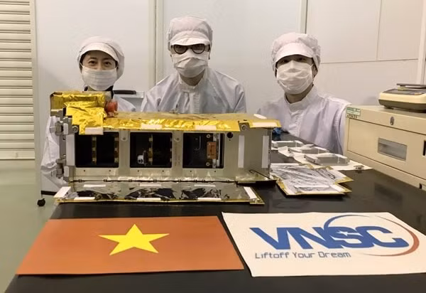 Vệ tinh NanoDragon của Việt Nam. Ảnh: VNSC