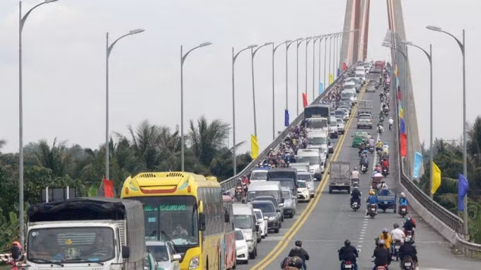 Dự án đầu tư xây dựng cầu Rạch Miễu 2 được kỳ vọng sẽ giải quyết tình trạng kẹt xe tại cầu Rạch Miễu hiện hữu, nhất là vào các ngày cuối tuần. Ảnh minh họa