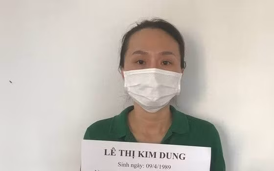Lê Thị Kim Dung. Ảnh CA