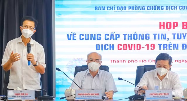 Hình ảnh họp báo trưa ngày 20/8.