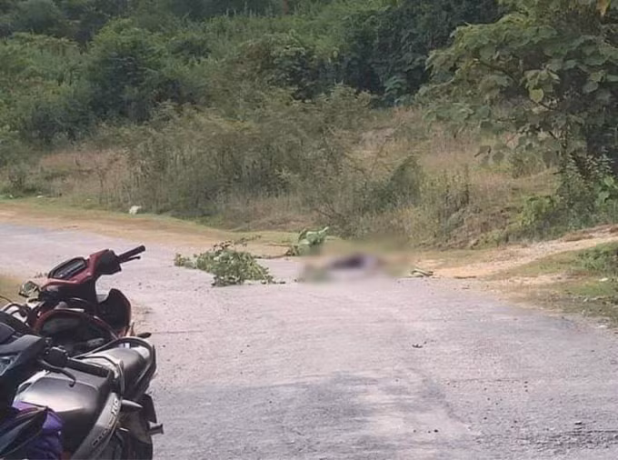 Hiện trường vụ việc.