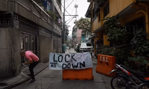 Philippines phong tỏa thủ đô Manila và nhiều khu vực khi biến thể Delta bùng phát - Ảnh: EPA