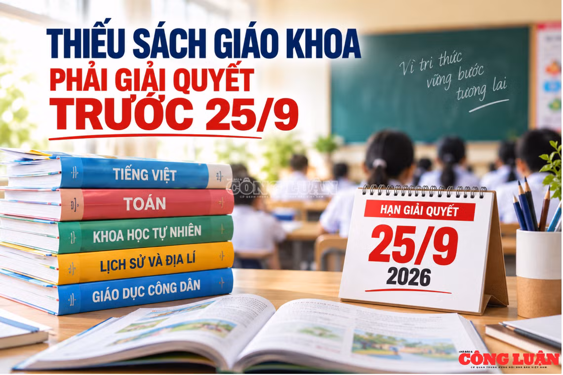 Thiếu hơn 776.000 bản sách giáo khoa, phải giải quyết trước 25/9