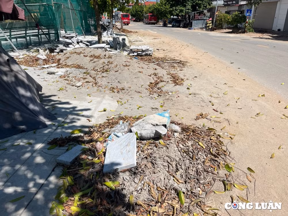 vinh phuc dau hieu bat cap trong thi cong du an cai tao chinh trang duong giao thong phuong khai quang hinh 5