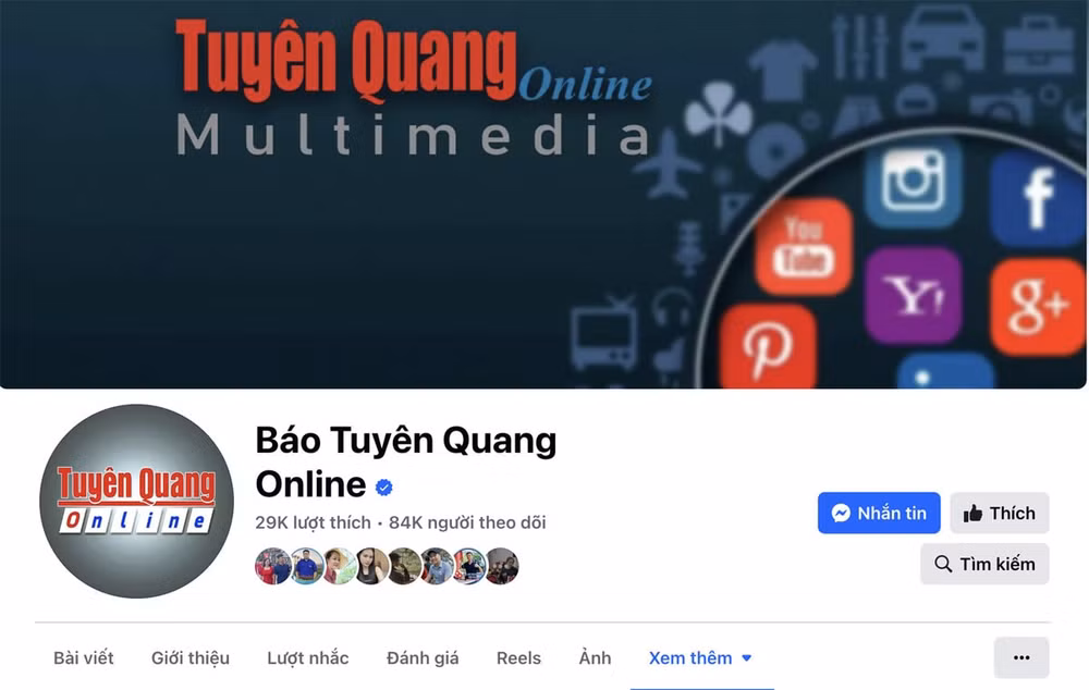 fanpage bao tuyen quang online dat moc 84000 nguoi theo doi hinh 1