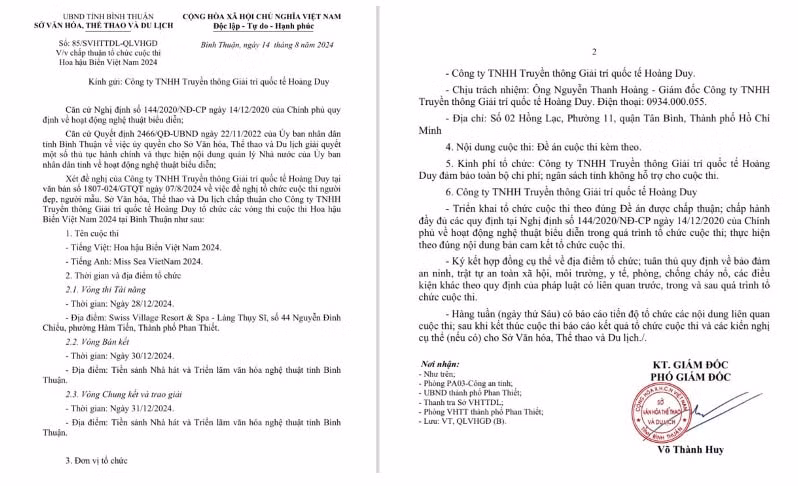 hoa hau bien viet nam 2024 chinh thuc duoc cap phep to chuc hinh 1