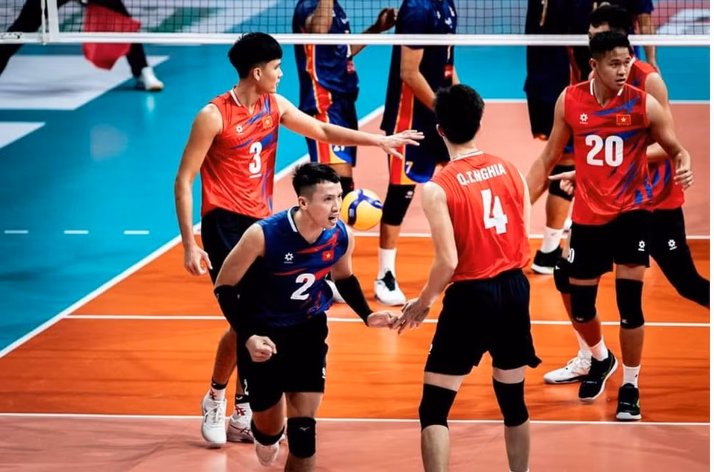 bong chuyen nam viet nam thua tran thu 2 tai giai sea vleague 2024 hinh 1