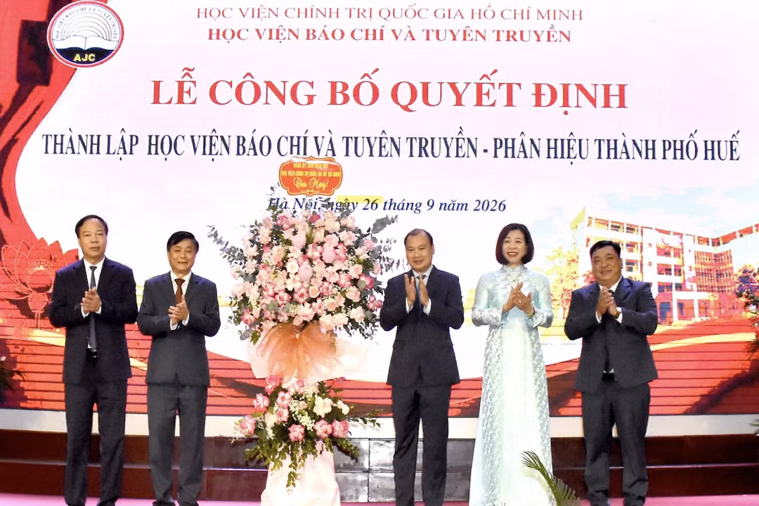 Học viện Báo chí và Tuyên truyền thành lập Phân hiệu tại thành phố Huế