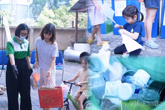 Phân loại rác từ khu dân cư, hướng đến tái chế bền vững