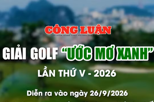 Đón chờ Giải Golf “Ước mơ xanh” lần thứ V năm 2026