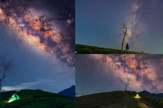 Phát sốt với tọa độ 'săn' Milky Way cực chất cách Hà Nội 2 tiếng lái xe