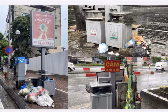 Hà Nội: Người dân 'kêu trời' vì thùng rác thông minh vừa khó dùng, vừa quá tải