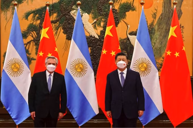 trung quoc argentina cam ket that chat quan he ve tien te va du an vanh dai con duong hinh 1