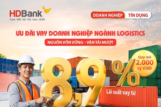 Lãi suất từ 7,2%/năm, HDBank tung loạt ưu đãi lớn cho doanh nghiệp