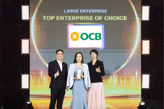 OCB tiếp tục ghi dấu ấn tại giải thưởng về nhân sự 2026
