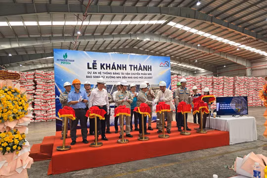 PVFCCo – Phú Mỹ khánh thành Hệ thống băng tải phân bón công suất 55 tấn/giờ