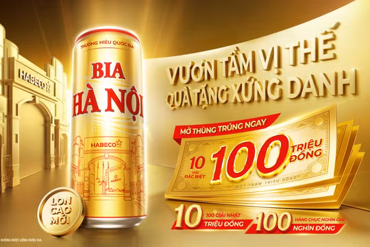 Vươn tầm vị thế - Quà tặng xứng danh: Mở thùng Bia Hà Nội SLEEK mới, săn quà lớn tới 100 triệu đồng