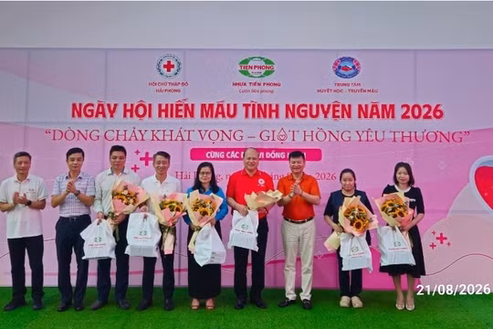 Nhựa Tiền Phong tổ chức Ngày hội hiến máu tình nguyện năm 2026: “Dòng chảy khát vọng – Giọt hồng yêu thương”