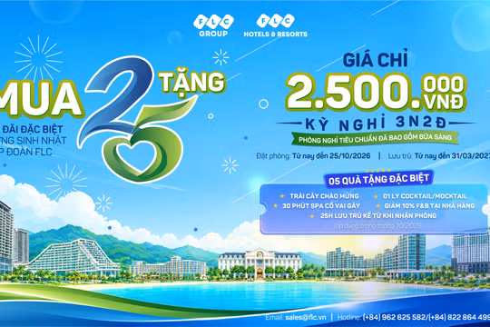 FLC tưng bừng đại tiệc tri ân khách hàng mừng sinh nhật 25 tuổi