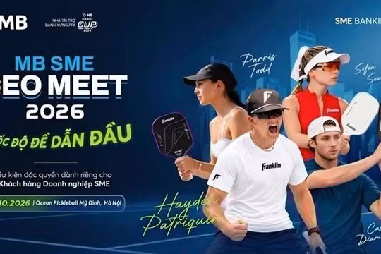 Khi các chủ doanh nghiệp hội ngộ ngôi sao Pickleball quốc tế tại “SME CEO MEET 2026"