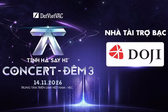 DOJI trở thành Nhà tài trợ Bạc của Tinh Hà “Say Hi” Concert tại Hà Nội