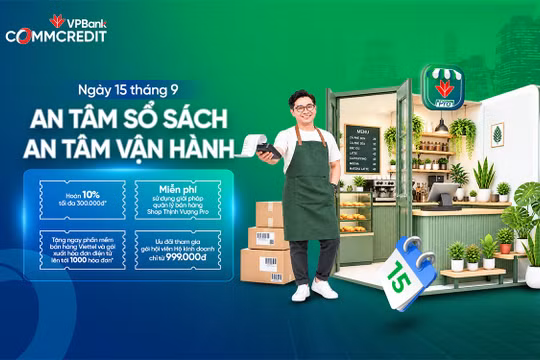 Ngày An Tâm Sổ Sách tháng 9: VPBank gia tăng quyền lợi cho hộ kinh doanh