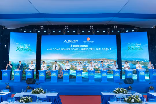 Hòa Phát khởi công khu công nghiệp thứ ba tại Hưng Yên theo mô hình công nghiệp hỗ trợ