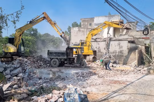 Ứng Hòa hoàn tất giải phóng mặt bằng đoạn đường trục phía Nam qua địa bàn